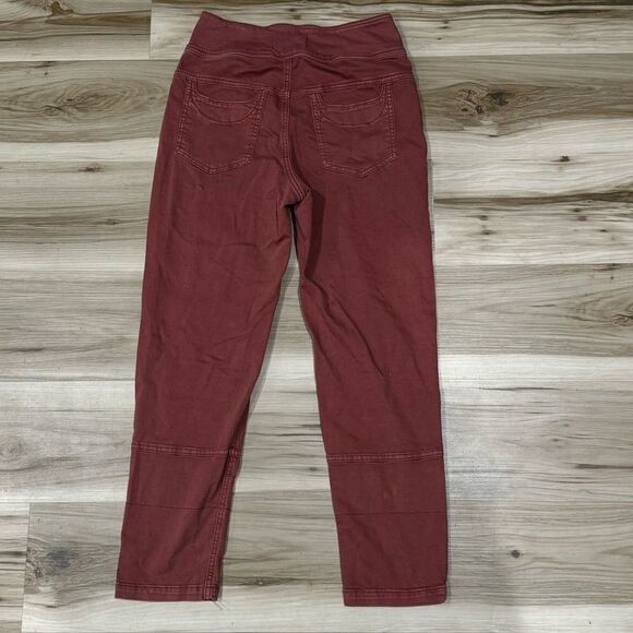 Anthropologie Red Cargo Relaxed Pants Women’s 0 - Picture 2 of 4